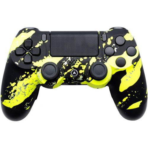  AimControllers PS4 Wireless Custom AiMControllers Digi Camo Gold Design with Paddles. Left X, Right O.