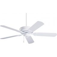 Emerson Ceiling Fans CF654WW Sea Breeze 52-Inch Indoor Outdoor Ceiling Fan, Wet Rated, Light Kit Adaptable, Appliance White Finish