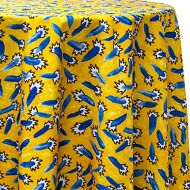 Ultimate Textile Firecracker 84-Inch Round Tablecloth