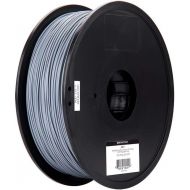 Monoprice PLA Plus+ Premium 3D Filament - Gray - 1kg Spool, 1.75mm Thick | Biodegradable | Same Strength As Standard ABS | For All PLA Compatible Printers