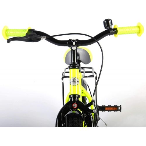 .Volare E&L Cycles Kinderfahrrad Thombike Neon Yellow 12 Zoll mit Ruecktrittbremse