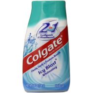Colgate 2-in-1 Toothpaste & Mouthwash, Whitening Icy Blast, 4.6-Ounce Tubes (Pack of 6)