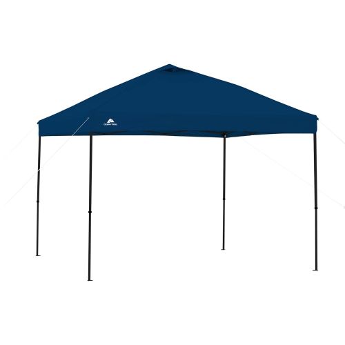  EzyFast Ozark Trail 2-in-1 Table Set with Two Seats and Two Cup Holders Bundle 10 x 10 Straight Leg Instant Tailgate Royal Blue Canopy