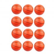 Amosfun 12pcs Inflatable Basketball Beach Balls Toy Sports Themed Birthday Party Favors Games Decorations (Orange, 25cm)