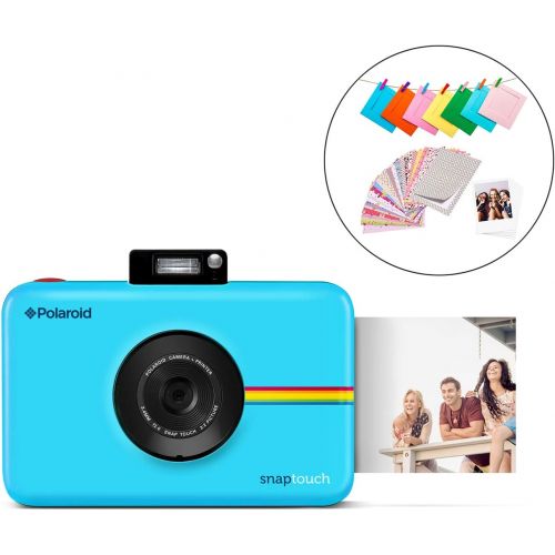 폴라로이드 Polaroid SNAP Touch 2.0  13MP Portable Instant Print Digital Photo Camera w/ Built-In Touchscreen Display, Blue