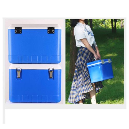  LIYANBWX Portable 21L Mini Fridge Cooler & Warmer Passive Cooler Box with Handle for Outdoor Use, Picnic Camping, Beach