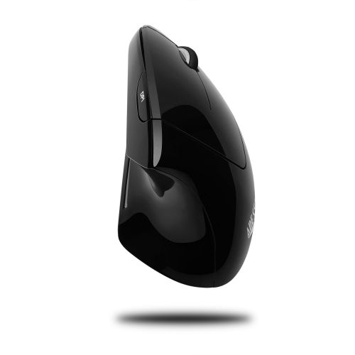  Adesso iMouse E10 - Vertical Ergonomic Optical 6-Button 2.4 GHz RF Wireless Mouse - Right Hand Orientation