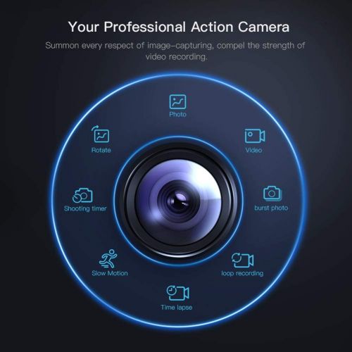  [아마존 핫딜] [아마존핫딜]APEMAN Native 4K Action Camera TRAWO with 4K EIS, 20MP Sharp Images, 2 IPS Screen, WiFi, Longer Battery Life