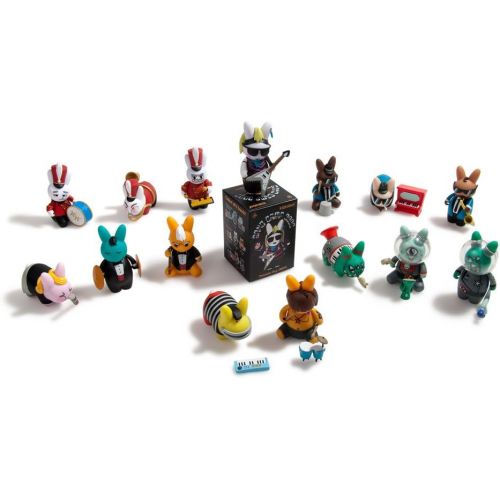 키드로봇 One Full Case of 24 Band Camp Labbits Vinyl Mini Figure Series by Kidrobot