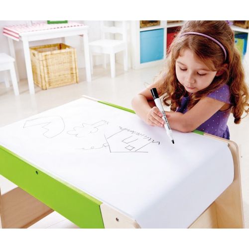 Award Winning Hape Early Explorer Play Station and Stool Set with Art Easels and Accessories