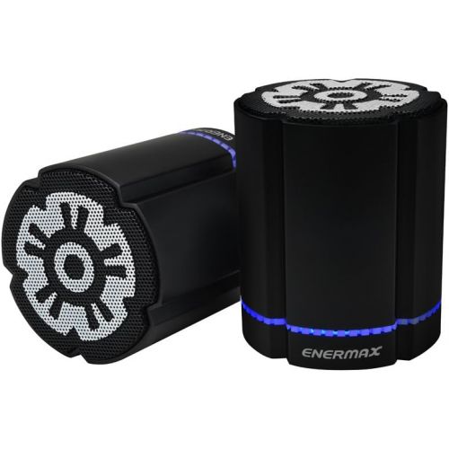  Enermax ENERMAX EAS02S-DBK 2 Units Simultaneous Pairing Function Equipped Bluetooth Speaker [2 Unit Set] Stereotwin Black