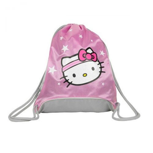 헬로키티 Hello Kitty Sports Sackpack, Pink/Grey
