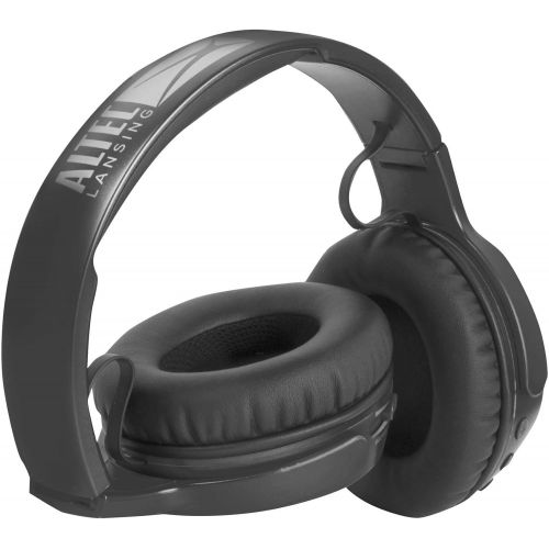  Altec Lansing MZX701 Rumble Bass Boosted Over Ear Bluetooth Headphones with Omnidirectional Vibration, 10 Hour Battery Life and Voice Assistant Integration (Grey)