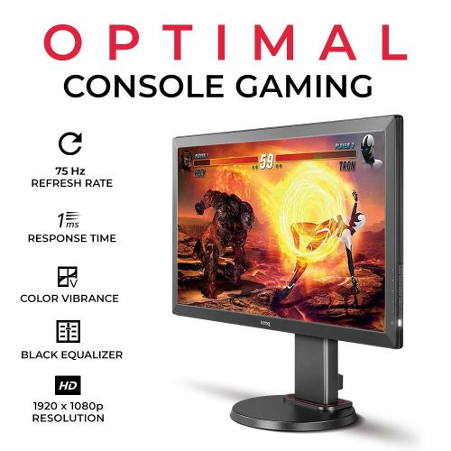 벤큐 BenQ ZOWIE 24 inch Full HD Gaming Monitor - 1080p 1ms Response Time Head-to-Head Console Gaming (RL2460)