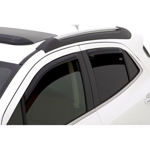  Auto Ventshade 194446 In-Channel Ventvisor Side Window Deflector, 4-Piece Set for 2013-2018 Buick Encore, 2015-2018 Chevrolet Trax