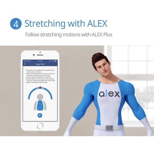  ALEX Plus Smart Wearable Posture Tracker and Trainer (with Free iOSAndroid app)