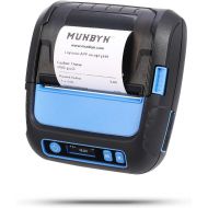 [아마존 핫딜] MUNBYN 3 Inches Thermal Label Printer, 80mm Receipt Label Sticker Wireless Bluetooth Shipment Printer, Mobile Printer Supported ESC/POS/TSPL/CPCL Command