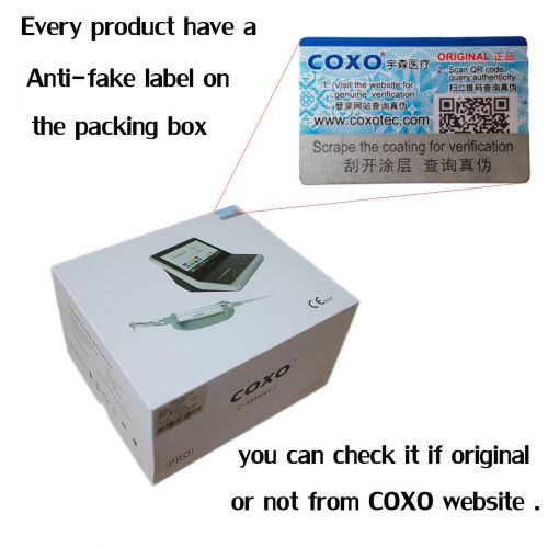  COXO SOCO C-Pulse Pulp Tester Oral Teeth Nerve Vitality for Clinical with 4 PCS Stainless Hook Dental...