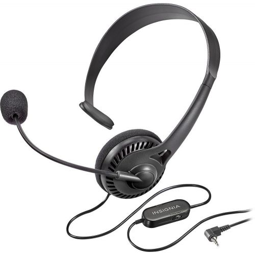  Insignia NS-MCHM25P Landline Phone Headset with 2.5mm Connector