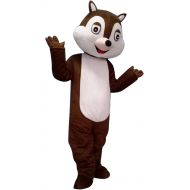 Sinoocean Chip and Dale Chipmunk Squirrel Mascot Costume Cosplay Fancy Dress Outfit