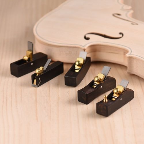  Ammoon ammoon Woodworking Plane Cutter Ebony Luthier Tool Set for Violin Viola Cello Wooden Instrument