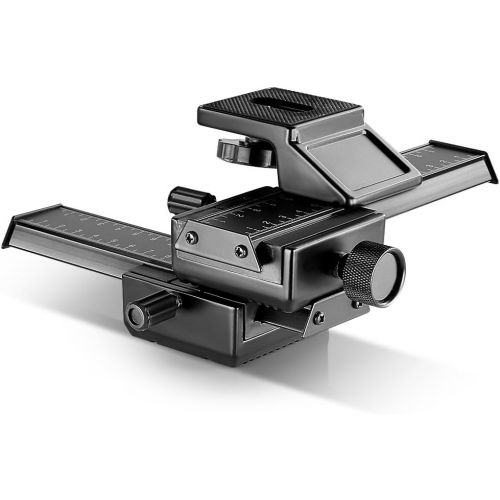 니워 Neewer Pro 4-Way Macro Focusing Focus Rail SliderClose-Up Shooting for Canon Nikon, Pentax, Olympus, Sony, Samsung and Other Digital SLR Camera and DC with Standard 14-Inch Screw