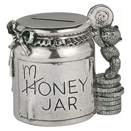  Royal Selangor 016502R Coinbox Money Jar, Pewter