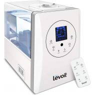[아마존 핫딜] [아마존핫딜]LEVOIT Humidifiers for Large Room Bedroom (6L), Warm and Cool Mist Ultrasonic Air Humidifier for Home Whole House Babies Room, Customized Humidity, Remote, Germ Free and Whisper-Qu