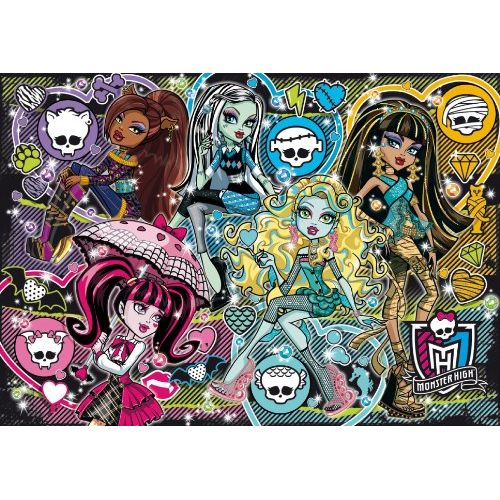  Clementoni Monster High (Kinderpuzzle), Fashionable Fierce Jewels