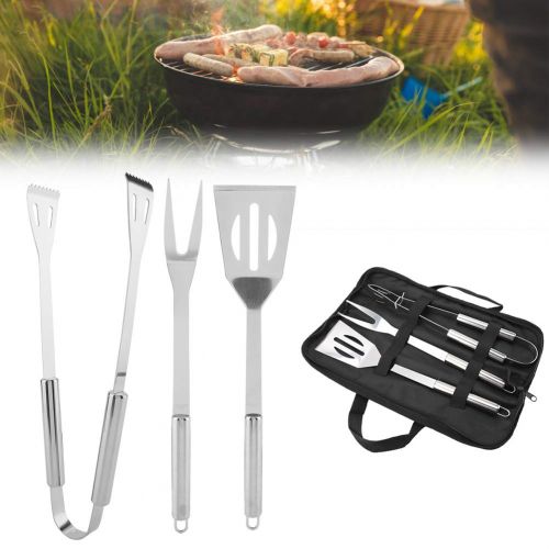  Pasamer Stainless Steel Barbecue Grilling Tools Set Outdoor BBQ Utensils with Carry Bag Case