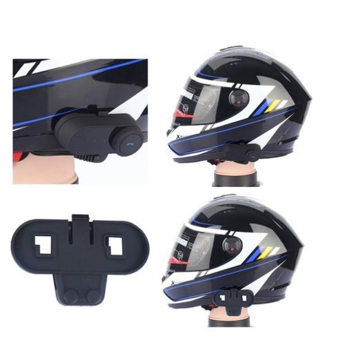  FreedConn 2pcs Motorcycle Helmet Communication Systems T-COMVB Bluetooth Headset Intercom for Motorbike Skiing (FM Radio/Hand-Free/Waterproof/Intercom Range-800M/2-3 Riders Pairing