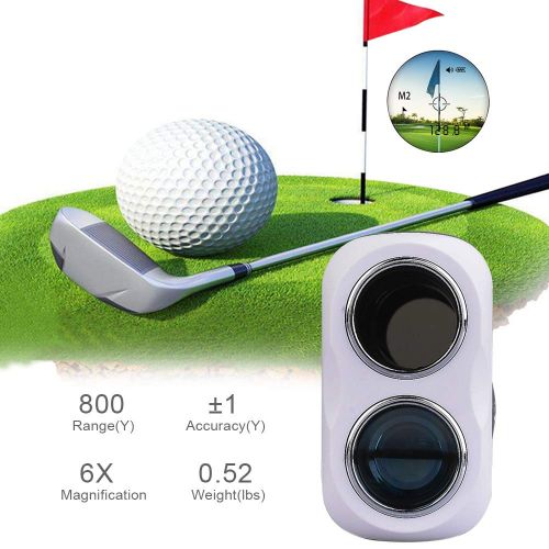  [아마존 핫딜]  [아마존핫딜]WOSPORTS Rechargeable Golf Rangefinder with Slope, 800 Yards USB Charging Laser Range Finder Support Flag Lock Vibration,Continuous Scan,Distance Speed Measurement H-111