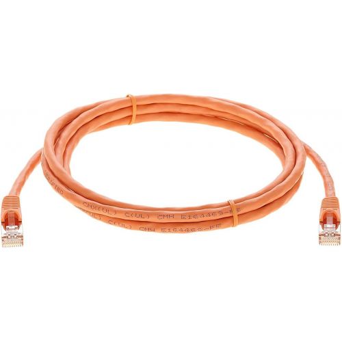  InstallerParts (150 Pack) Ethernet Cable CAT6 Cable Shielded (SSTPSFTP) Booted 2 FT - Orange - Professional Series - 10GigabitSec NetworkHigh Speed Internet Cable, 550MHZ