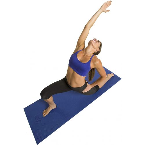  GoFit Double Thick Yoga Mat - Non Slip, 68” x 24”