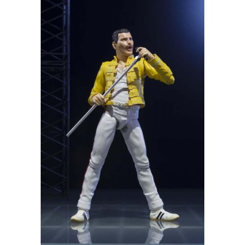  Bandai Tamashii Nations Freddie Mercury Singing Artist Action Figure