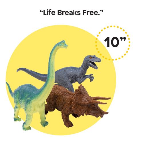  Boley 14-Pack 10 Inch Educational Dinosaur Toys - Realistic Educational Toy Dinosaur Figures For Kids, Children, Toddlers - Great Gift Set, Birthday Present, or Party Favor!