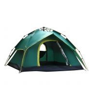 Uxcell uxcell Hiking Backpacking Double Layer Water Resistant Sun Shelter Foldable Instant Camping Tent 3-5 Person