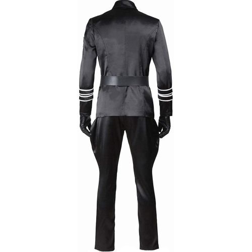  AGLAYOUPIN Adult Mens Black Suit Uniform Cosplay Costume Halloween