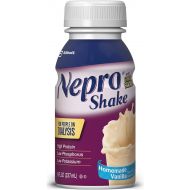 Nepro Therapeutic Nutrition Shake with 19 grams of protein, Nutrition for people on Dialysis, Vanilla, 8 fl ounces, (Pack of 16)