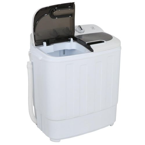  ZENY Portable Compact Mini Twin Tub Washing Machine 13lbs Capacity with Spin Dryer, Lightweight Small Laundry Washer for Apartments, Dorm Rooms,RVs