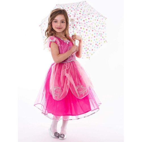  Little Adventures Deluxe Pink Princess Dress up Costume for Girls