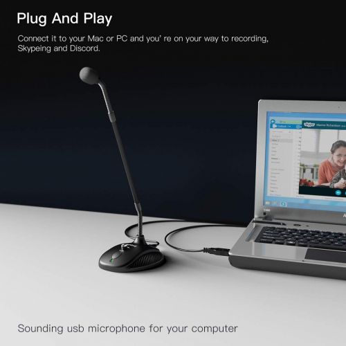  [아마존 핫딜] [아마존핫딜]FIFINE TECHNOLOGY Computer Microphone,Fifine Desktop Gooseneck Microphone,Mute Button with LED Indicator,USB Microphone for Windows and Mac Ideal for Gaming Streaming YouTube Podcast-K052
