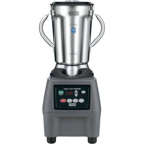  Waring CB15T Blender with Timer, Stainless Steel Container, 120V, 4 L Capacity, 26 Height, 15 Amps