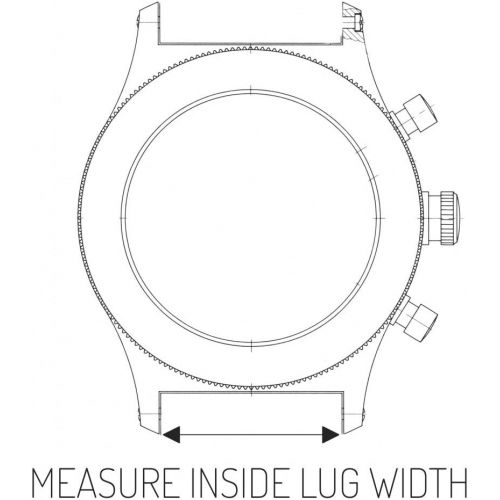  Brand: Link Link- watch adapter compatible with LEATHERMAN TREAD LT - Black (Lug size 24mm, Black, TREAD LT)