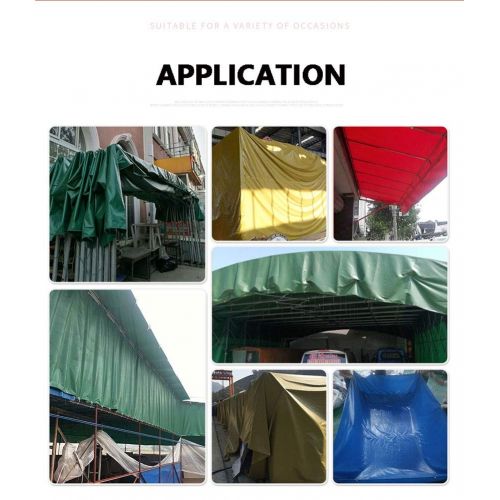  YANGZAI Large Tarpaulin Cover Waterproof PVC 10x10 Tarp Shade Suits for Outdoor BBQ and Furniture Cover Multifunctional Heavy Duty Sunshade Canopy