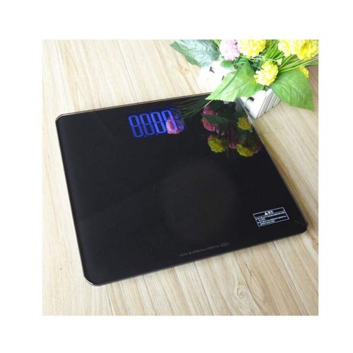  ZYY Electronic Weight Scale, Measuring Weight High-Strength Glass Blue Screen Smart 200kg