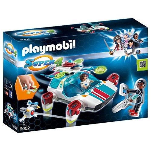 플레이모빌 PLAYMOBIL Playmobil 9002 Super 4 FulguriX with Agent Gene