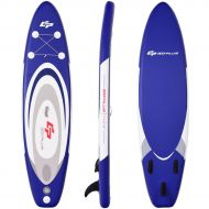 MD Group Paddle Stand Up Board SUP 11 Inflatable Adjustable Surfboard Extendable Paddle with Bag