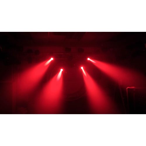  JMAZ Crazy Beam 40 Fusion LED Moving Head Beam Light 40-Watt Quad RGBW with LED Ring DMX512 For Stage Light Disco DJ Wedding Party Show Live Concert Lighting