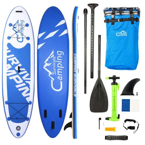 인플레터블 Boylymia Inflatable Stand Up Paddle Boards SUP Accessories & Backpack Bonus Waterproof Bag, Paddle and Hand Pump for Youth & Adult